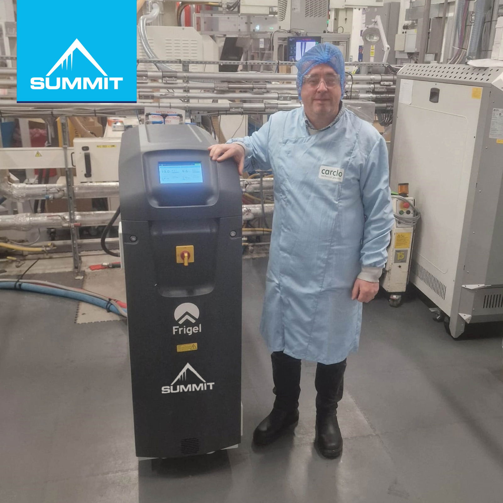 Carclo Boosts Productivity with Summit Process Cooling and Frigel Microgel Systems
