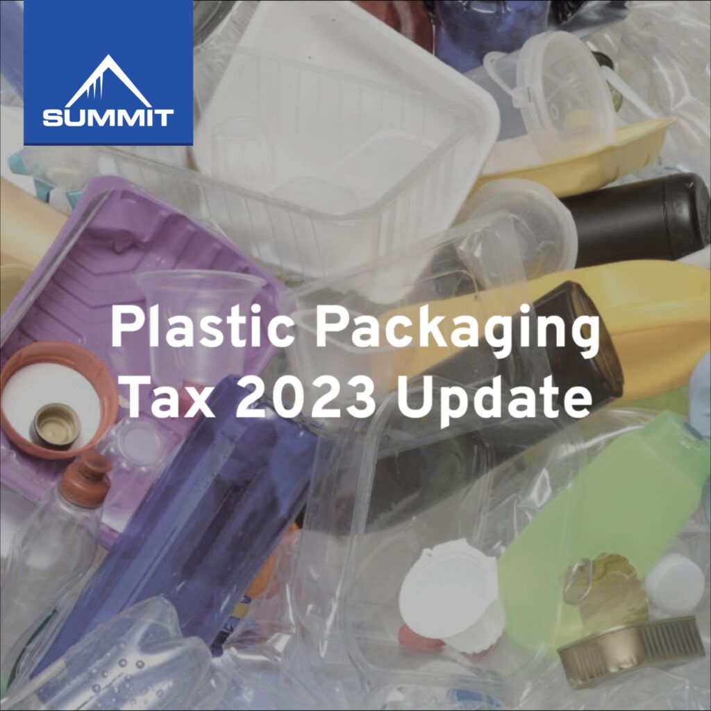 Plastic Packaging Tax 2023 Update